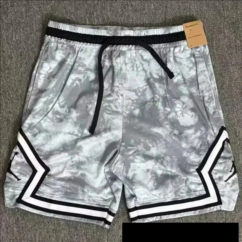 Black Mesh Panel Basketball Shorts With White Drawstring