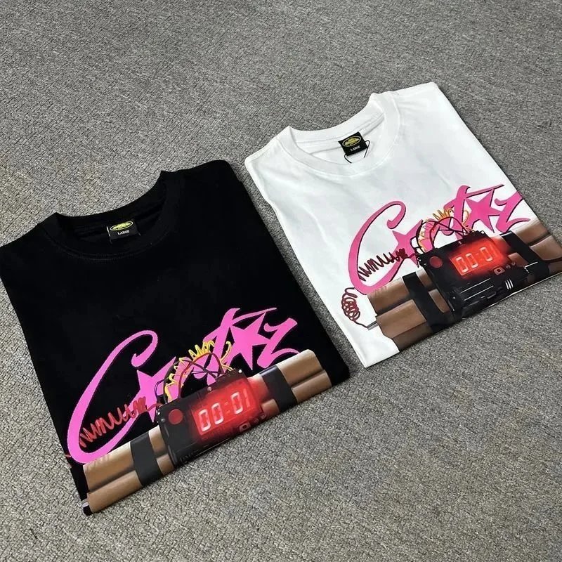 Crazz Graphic Print Black White Streetwear T-Shirt