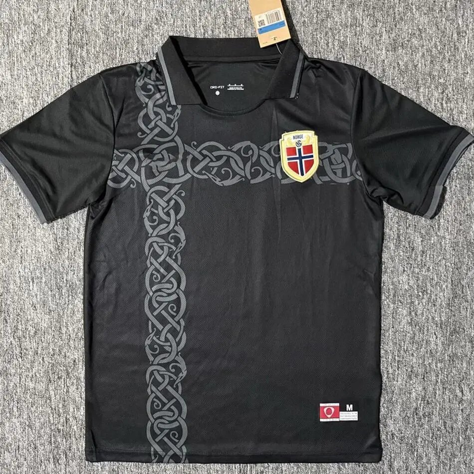 Unbranded Football Jerseys National Team Jersey — 2627 Norway Black Special Edition
