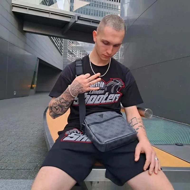 Trapstar Black Graphic Print Streetwear T-Shirt