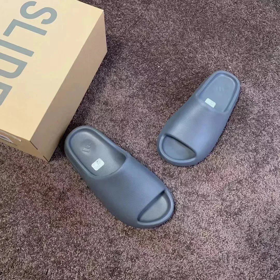 Yeezy Slide Grey Chunky Sole Slippers
