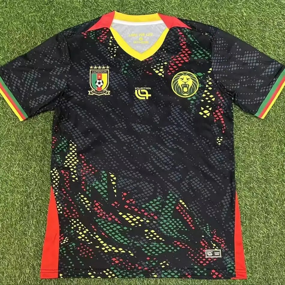 Unbranded Football Jerseys National Team Jersey — 2627 Cameroon Black