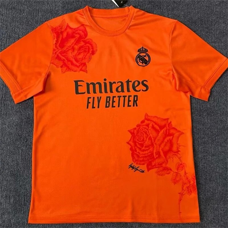 AC Milan Football Jerseys 2024/25 Jersey Collection — 2425 Real Madrid Y 3 orange