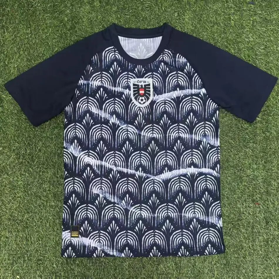 Unbranded Football Jerseys National Team — 2627 Austrian pattern black training suit