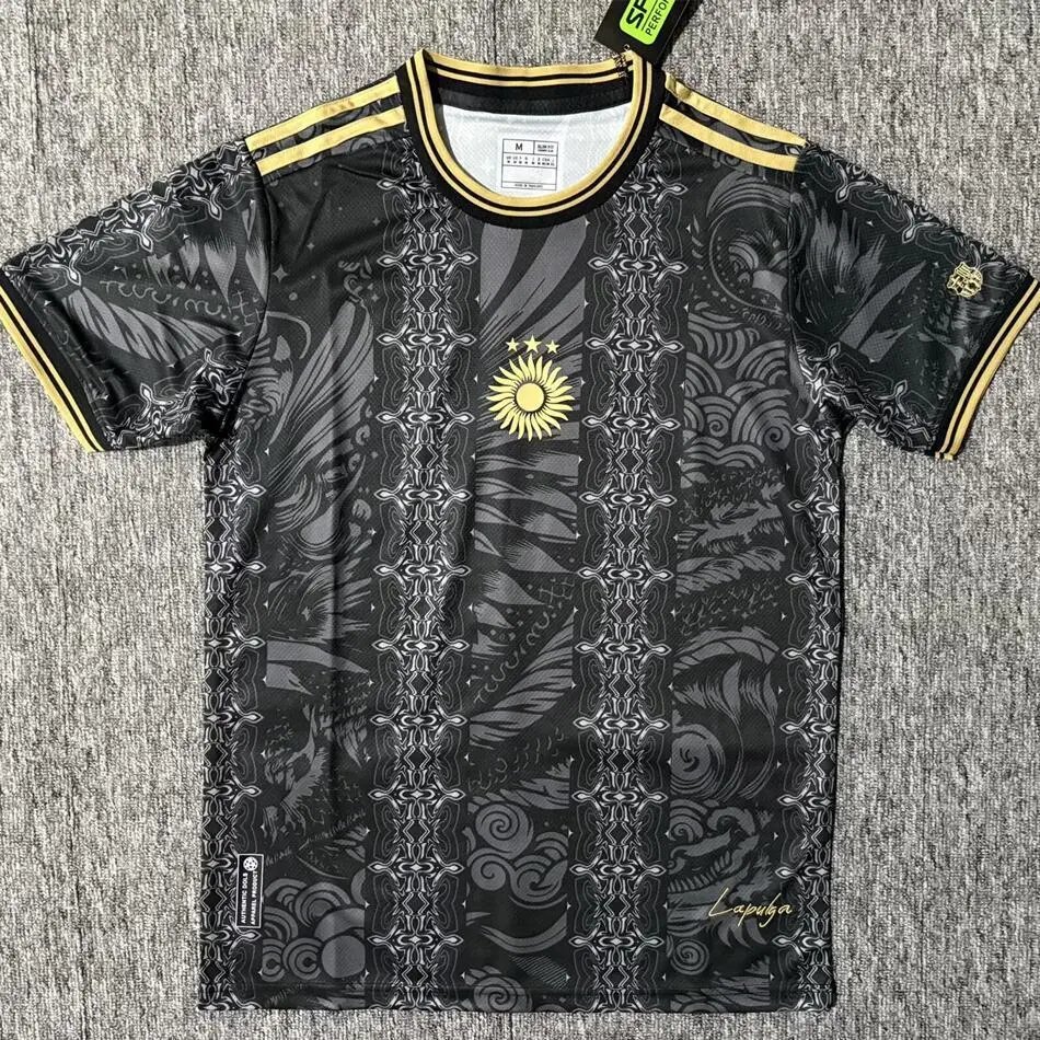 Argentina Football Association Jerseys National Team Jersey — 2627 Argentina Special Edition Black