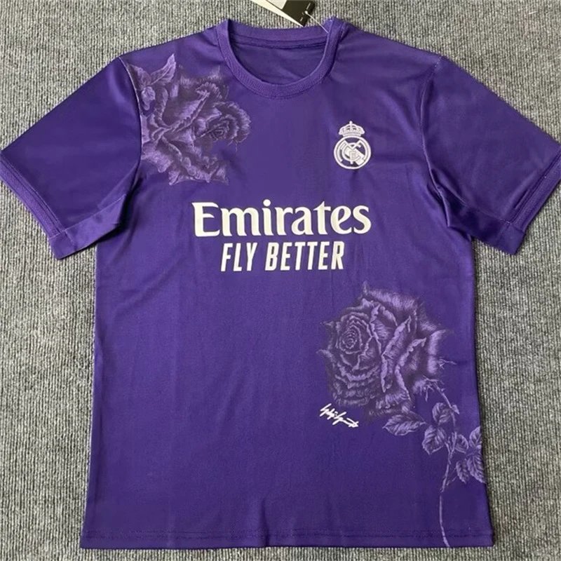Unbranded Football Jerseys Club team designs — 2425 Real Madrid Y3 Purple