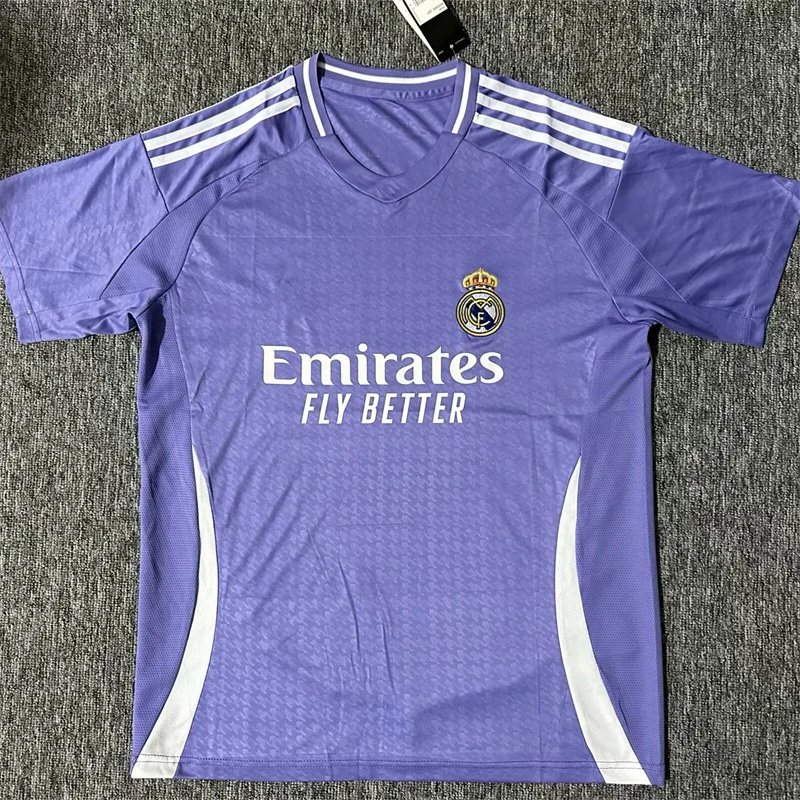 Liverpool Football Jerseys Short-Sleeve Jersey — 2425 Real Madrid purple jersey