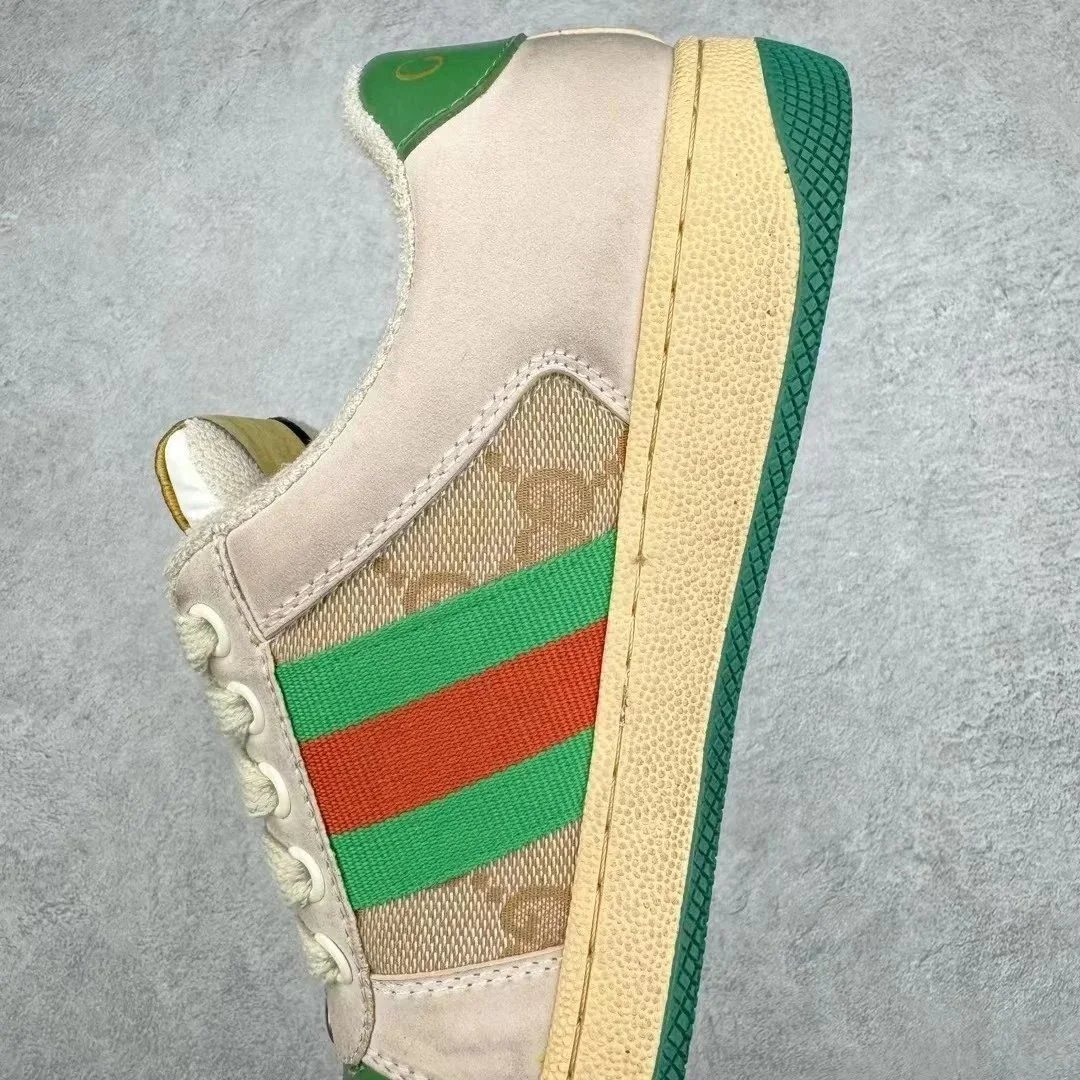 Gucci Ace Beige Web Stripe Casual Sneakers