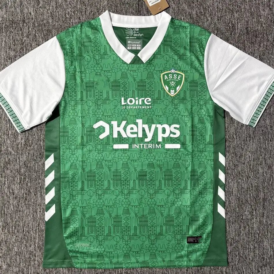 Kappa Football Jerseys Short-Sleeve Club Jersey — 2526 Saint-Étienne home ground
