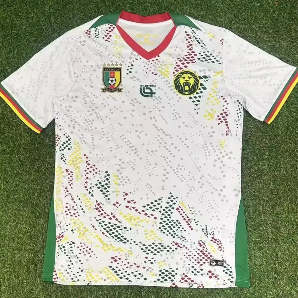Unbranded Football Jerseys National Team Jersey — 2627 Cameroon white