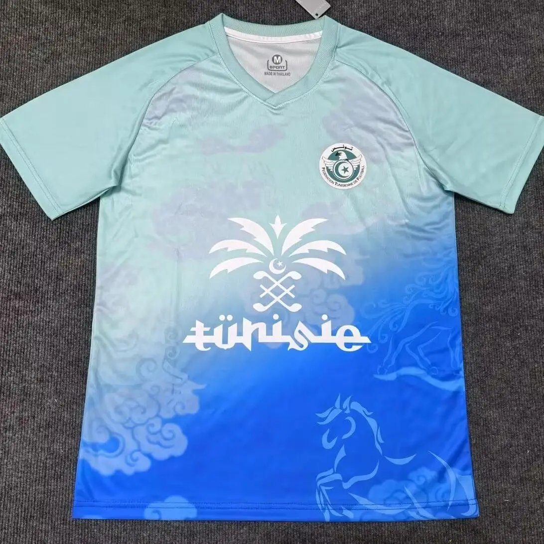 Unbranded Football Jerseys National Team — 2526 Tunisia Special Edition Light Blue