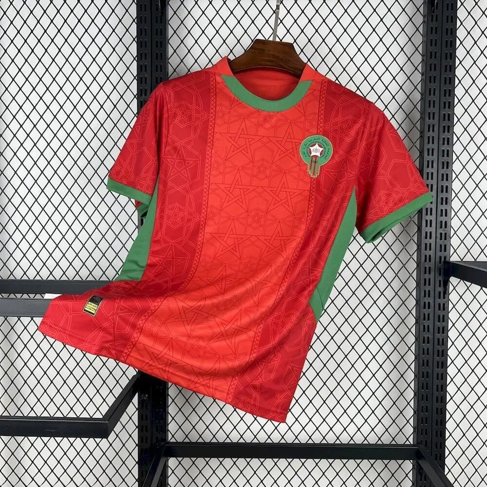 Unbranded Football Jerseys National Team Graphic Jersey — 24-25 Morocco home game