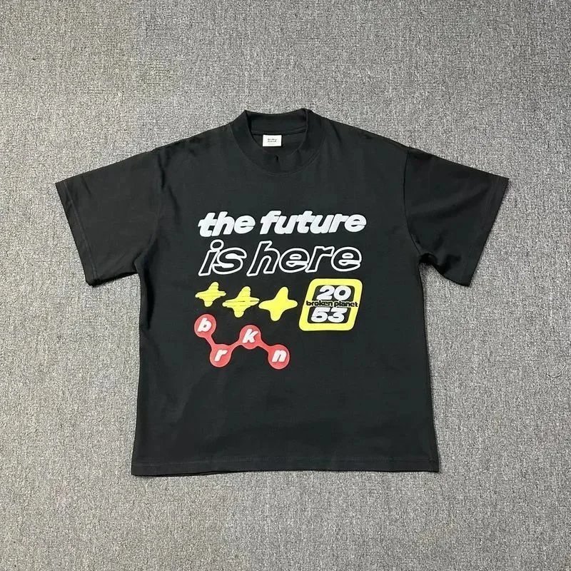 Black Graphic Tee Black Streetwear T-Shirt
