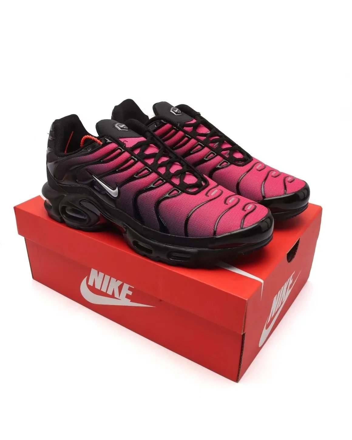 Nike Air Max Plus Black Reflective Casual Sneakers