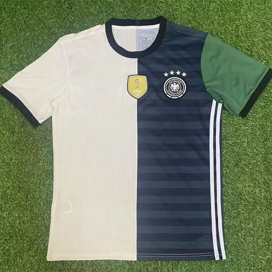 DFB Football Jerseys Germany National Team short-sleeve jersey — 2526 German Special Edition Half Black and White