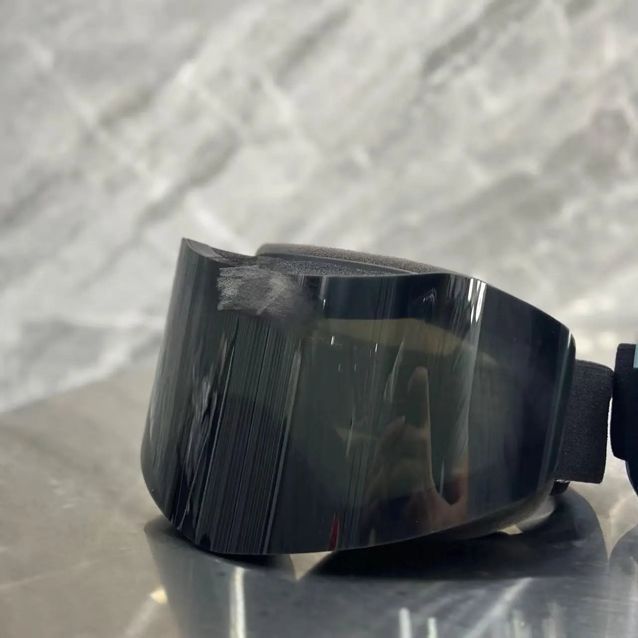 Louis Vuitton Eyewear Oversized Wraparound Ski Goggles — Paris Black