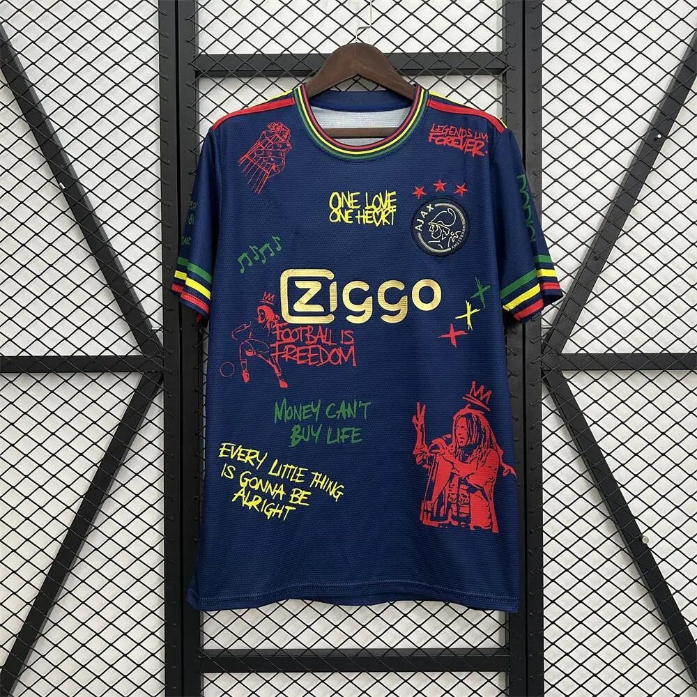 Ajax Football Jerseys Short-Sleeve Jersey — 2122 Ajax Blue Gaming Edition