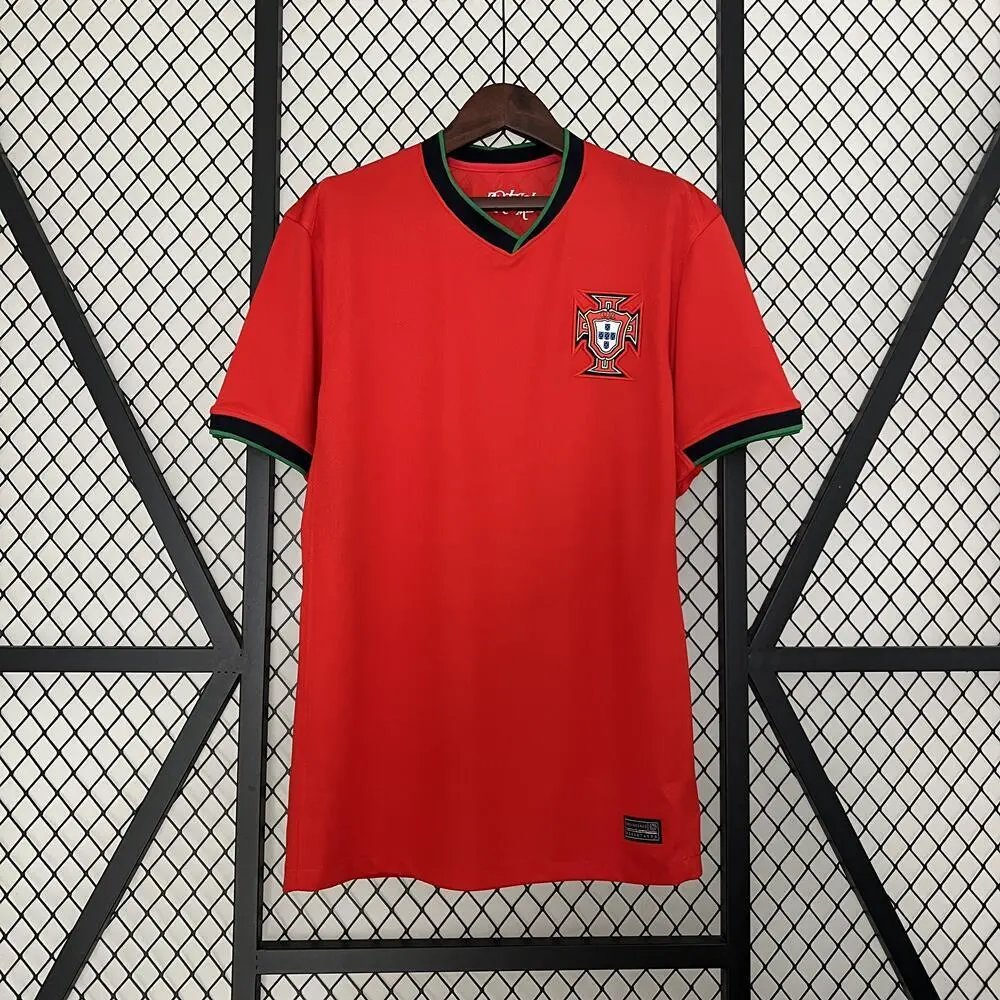 Unbranded Football Jerseys Short-Sleeve Portugal and Club Jersey — 2425 Portugal home ground