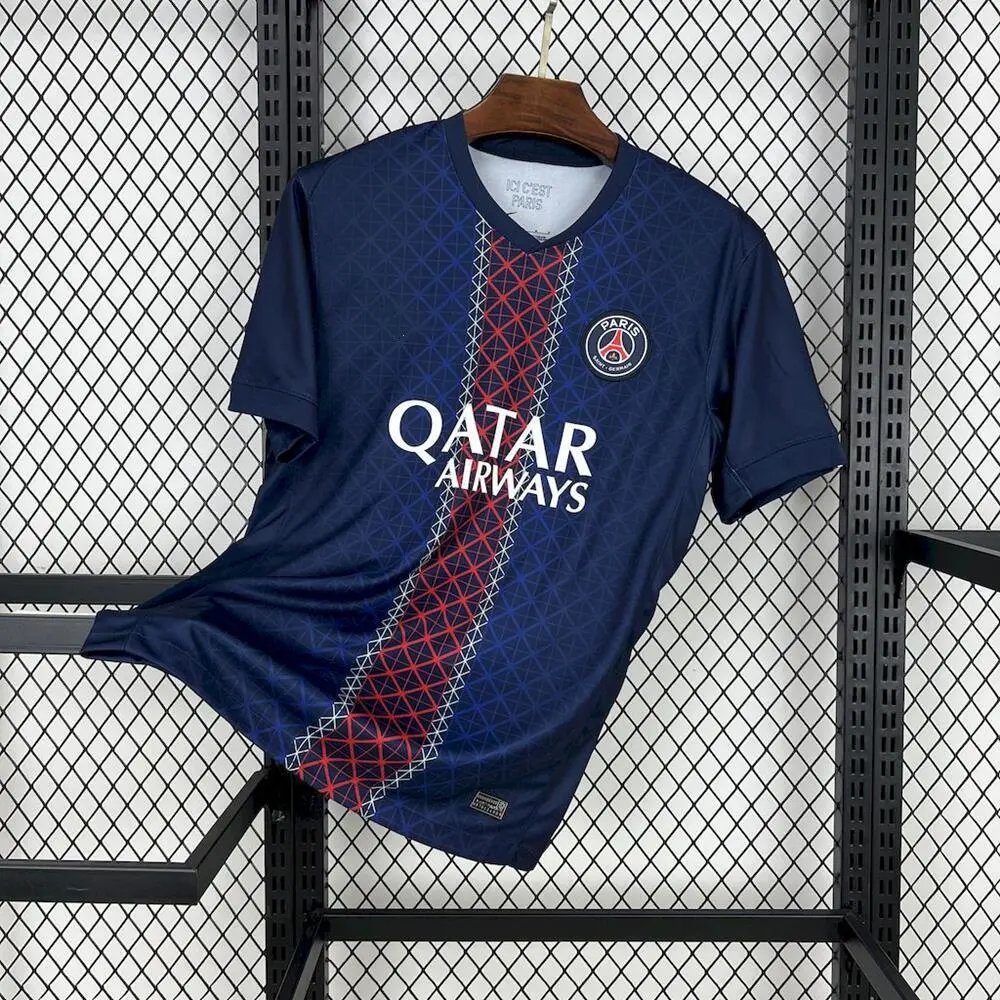 Manchester City FC Football Jerseys Short-Sleeve Jersey — 2526 Paris Home Stadium