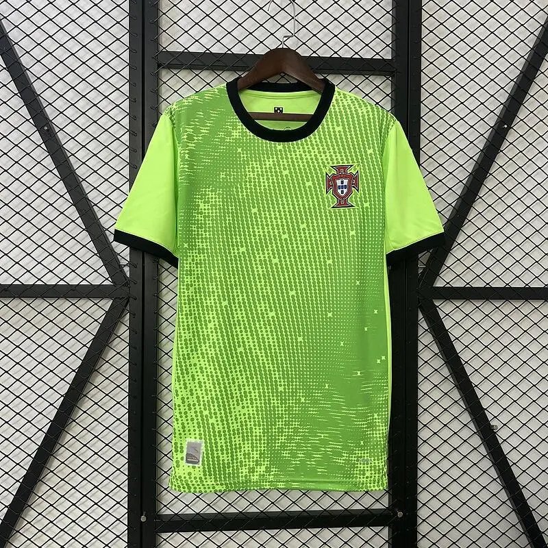 Adidas Football Jerseys National Team — 2025 Portugal Green Goalkeeper
