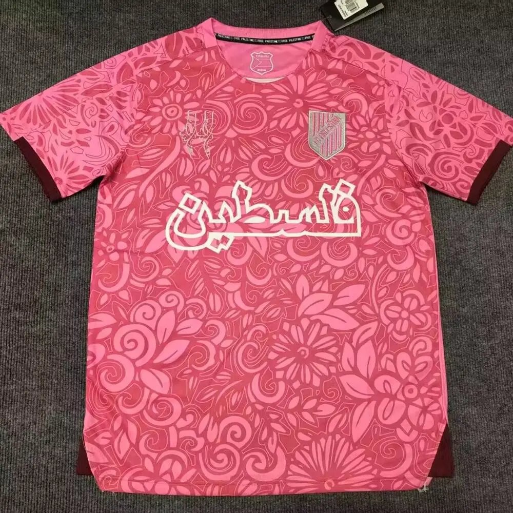 Adidas Football Jerseys National Team — 2425 Palestine Special Edition Pink