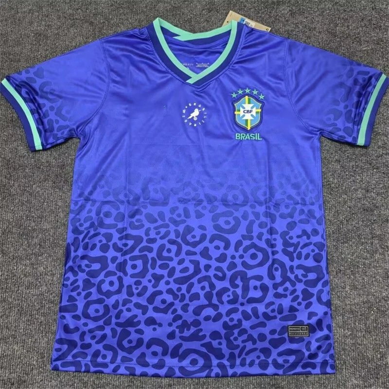 CBF Football Jerseys Brazil graphic jersey — 2324 Brazil Special Edition Blue