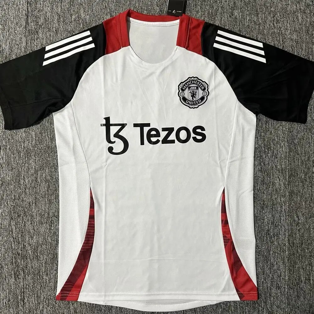 Manchester United Football Jerseys Short-Sleeve Jersey — 2526 Manchester United White Training Jersey