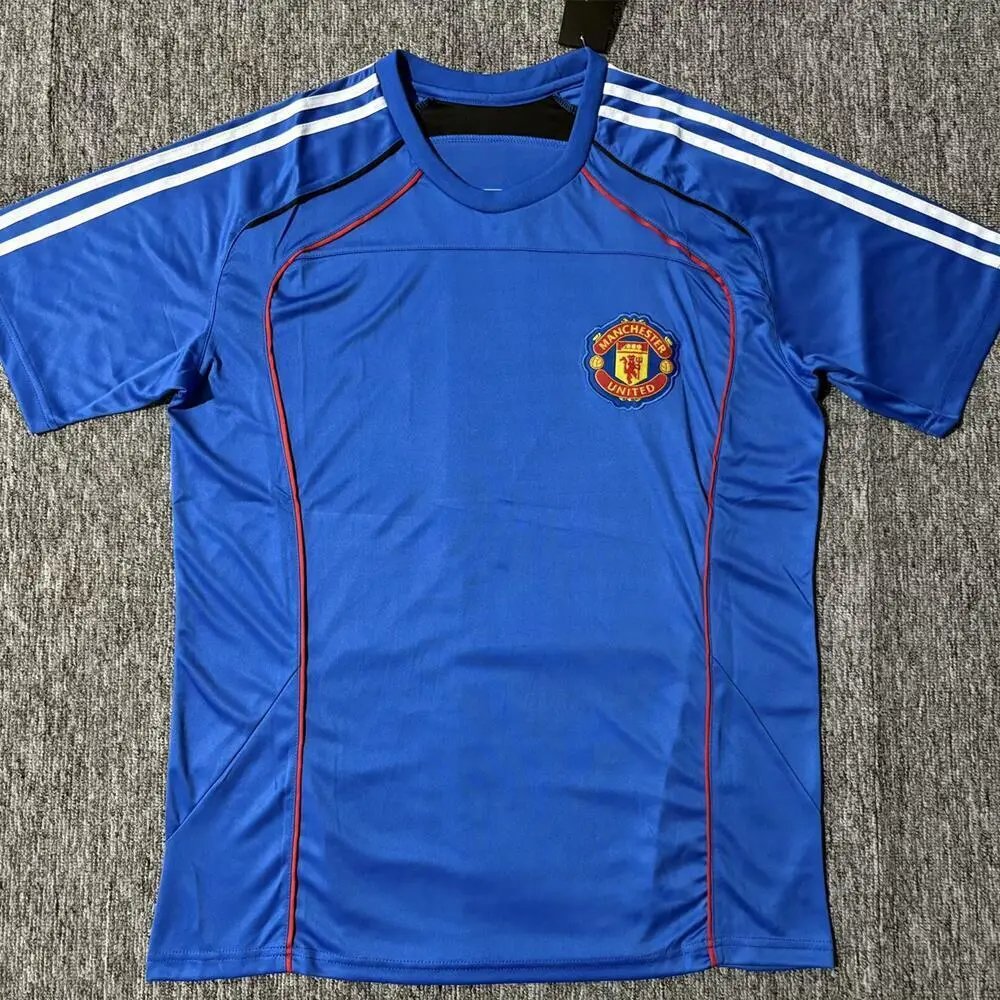 Manchester United Football Jerseys Short-Sleeve Jersey — 2526 Manchester United Casual Blue