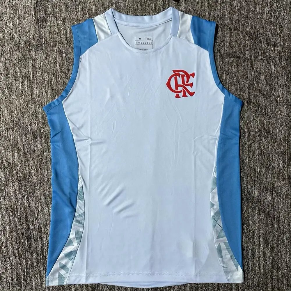 Flamengo Football Jerseys Short-Sleeve Club Crest Jersey — 2526 Flamenco vest, light blue