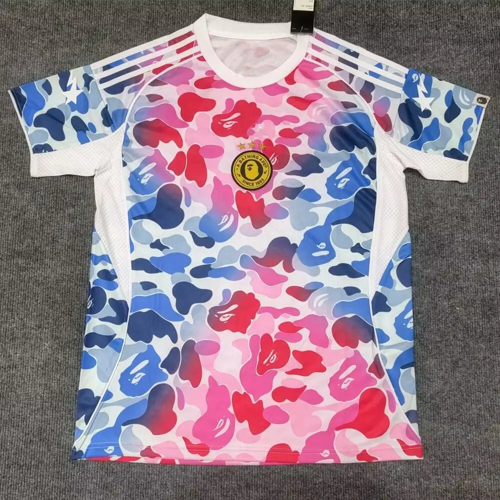 Inter Miami CF Football Jerseys Short-Sleeve Jersey — 2526 Miami Camouflage Pink Blue