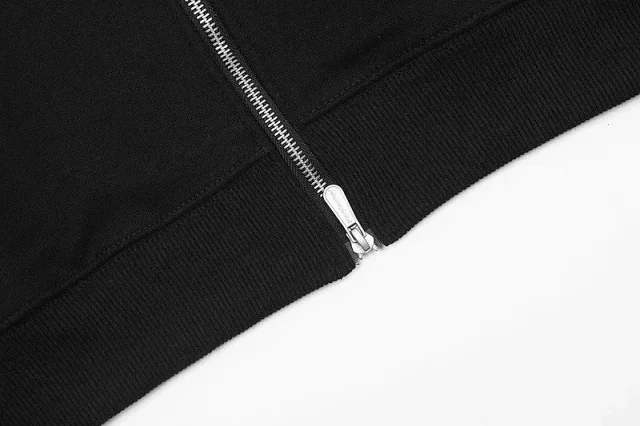 Broken Planet Zip-up hoodie and wide-leg sweatpants with flame graphic product detail image 12