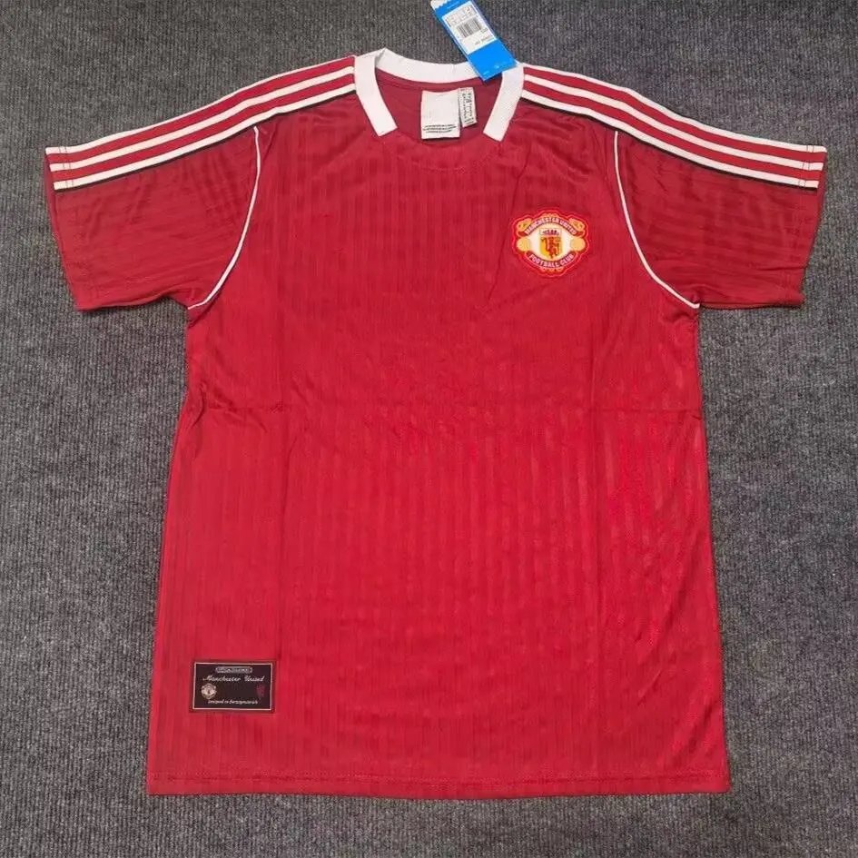 Chelsea Football Jerseys 120 Years Anniversary Jersey — 2526 Manchester United Retro Red Stripe
