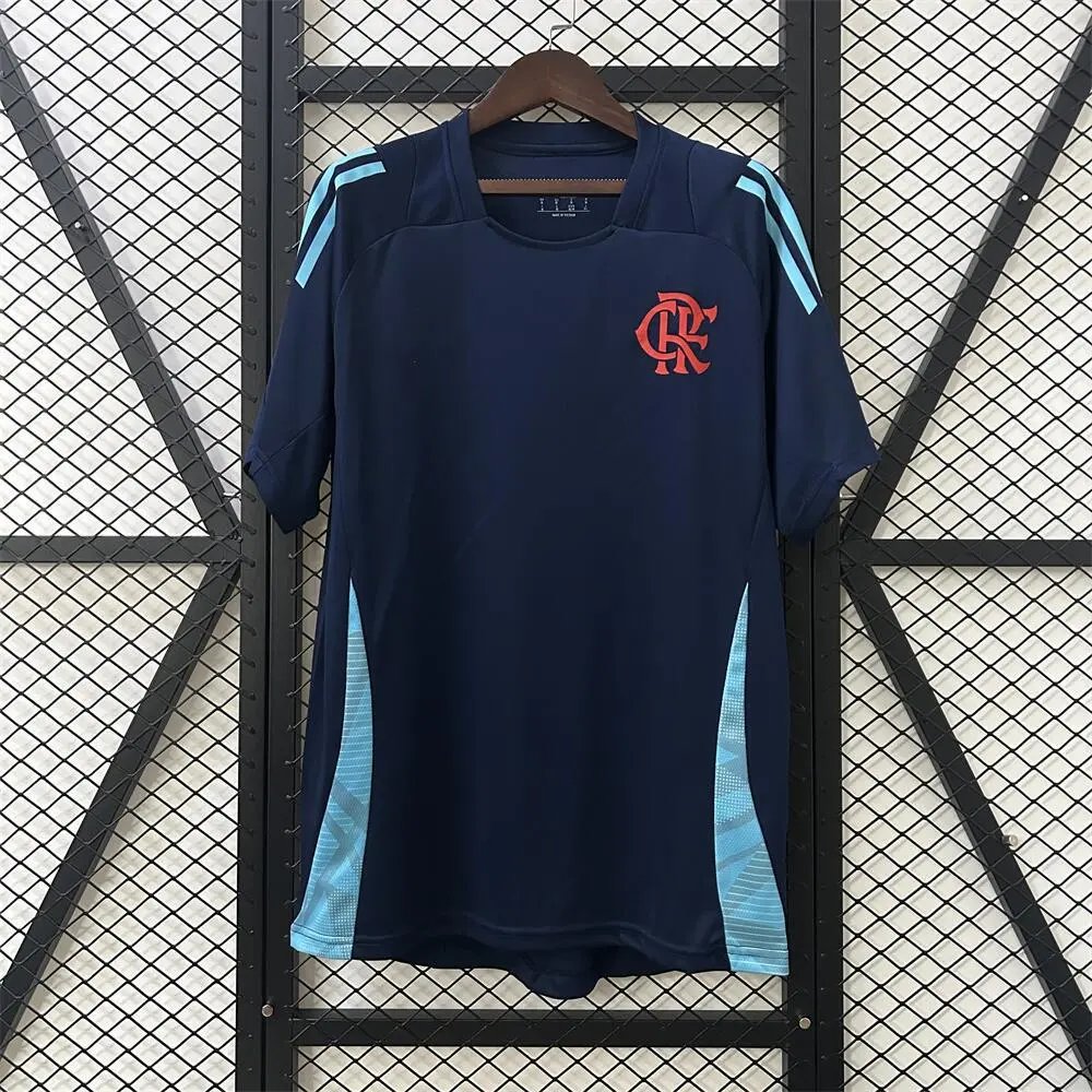 Flamengo Football Jerseys Short-Sleeve Club Crest Jersey — 2526 Flamengo Training Jersey, Royal Blue