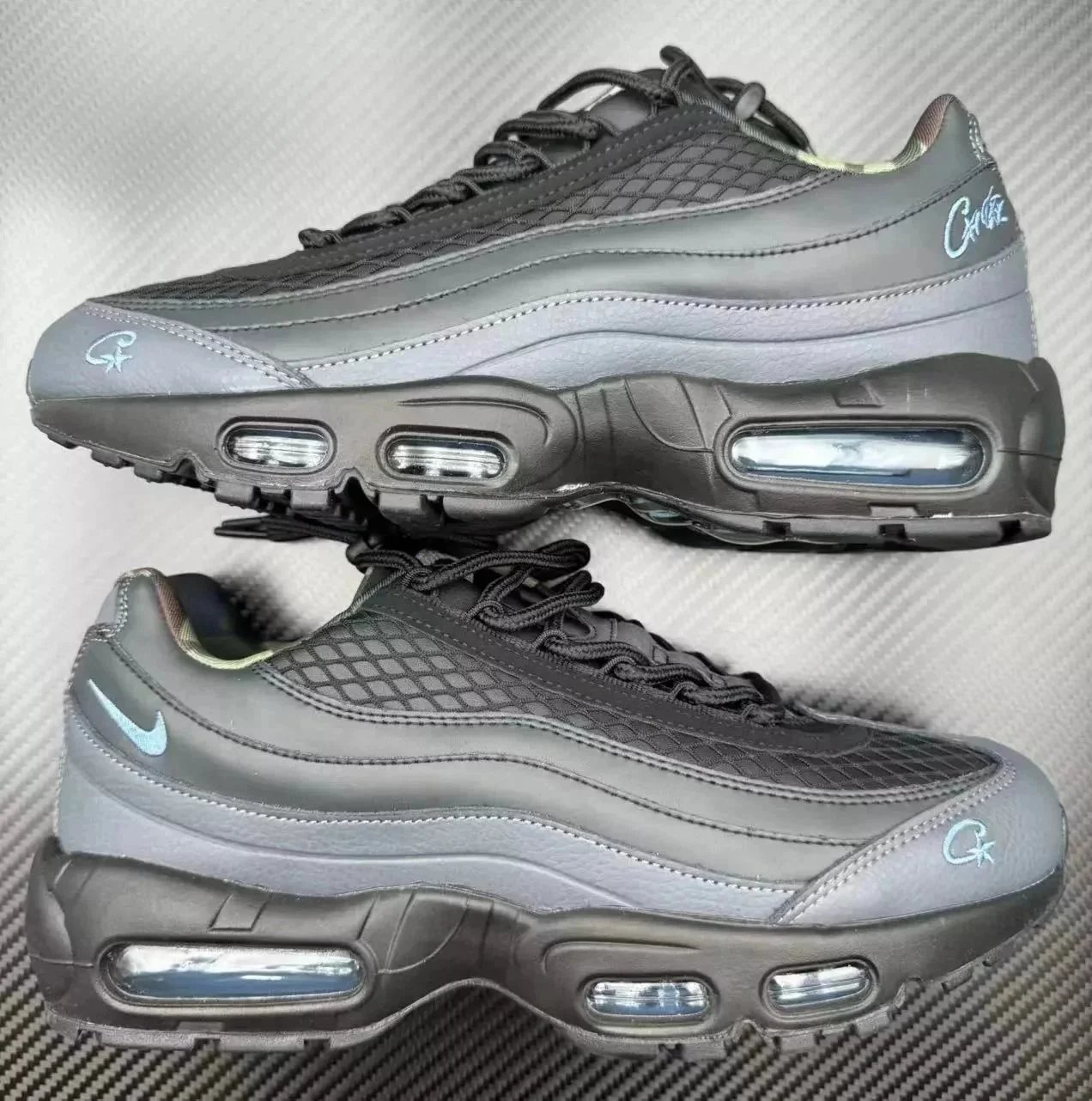 Nike Air Max 95 Grey Volt Neon Green Casual Sneakers