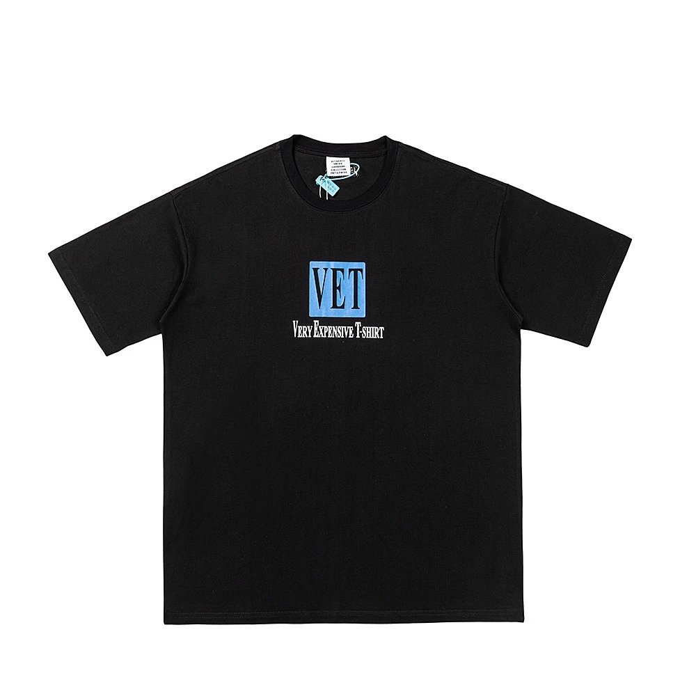 VET Very Expensive T-Shirt Black Graphic Tee