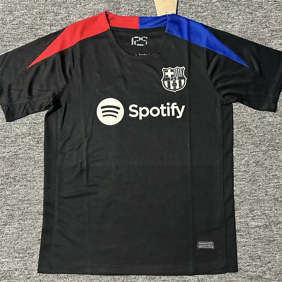 FC Barcelona Football Jerseys Assorted short-sleeve jersey designs — 24/25 Barcelona black training jersey
