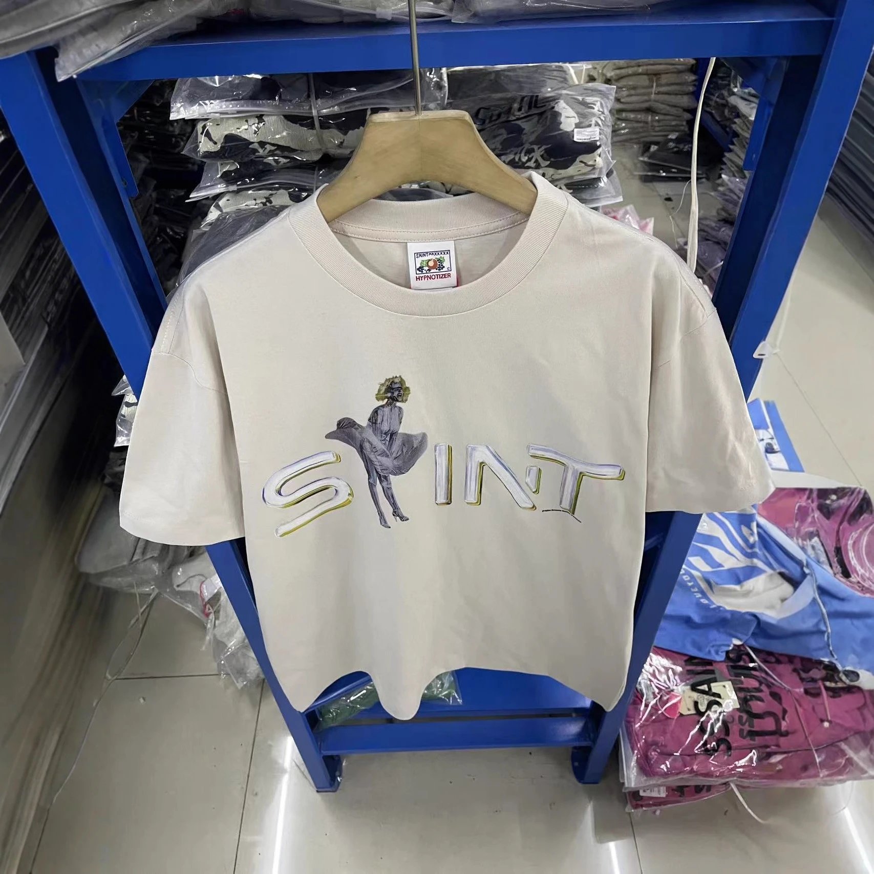 LOVERS Off The Leash White Graphic Streetwear T-Shirt