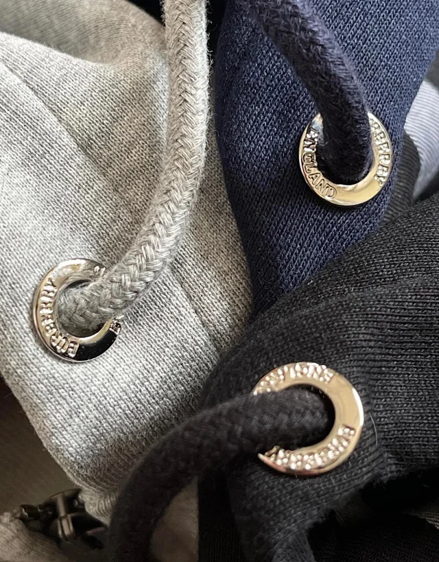 Burberry Hooded sweatshirts with logo patch or embroidered equestrian motif product detail image 6
