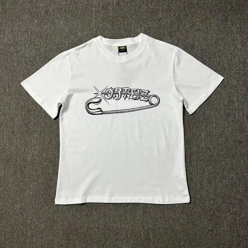 XORTEIZ Black Graphic Print Streetwear T-Shirt