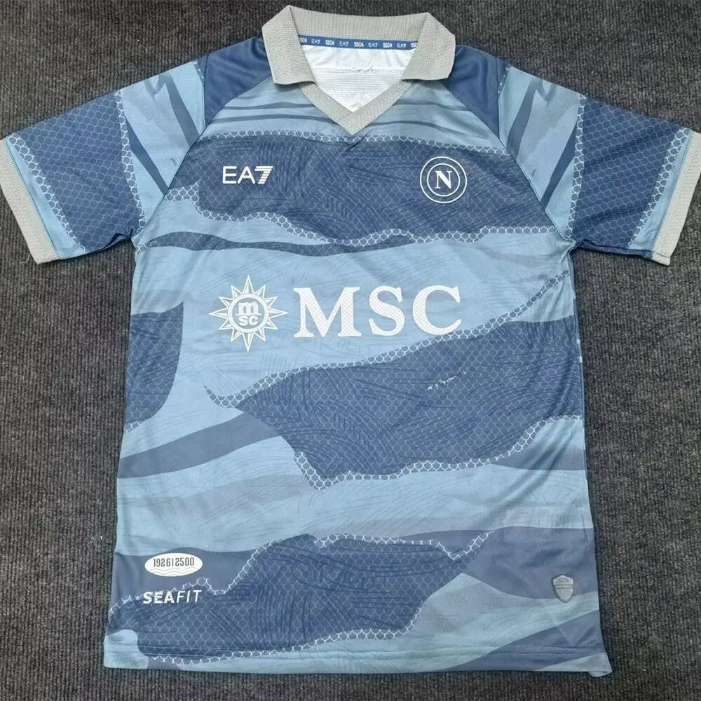 EA7 Football Jerseys SSC Napoli Jersey — 2526 Naples Commemorative Edition