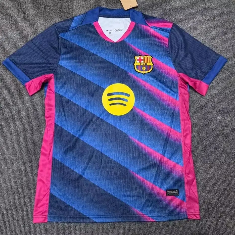 FC Barcelona Football Jerseys Assorted short-sleeve jersey designs — 2526 Sapphire Blue Special Edition Twill