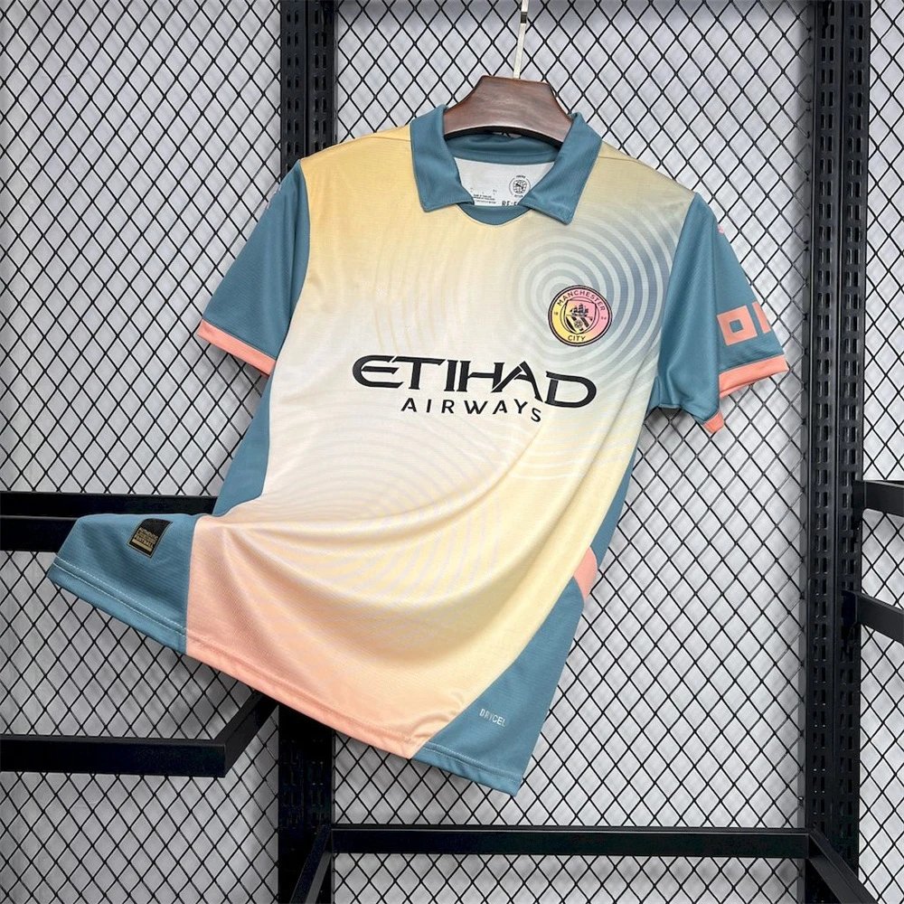 Manchester City Football Jerseys Short-Sleeve Jersey — 2425 Manchester City away games