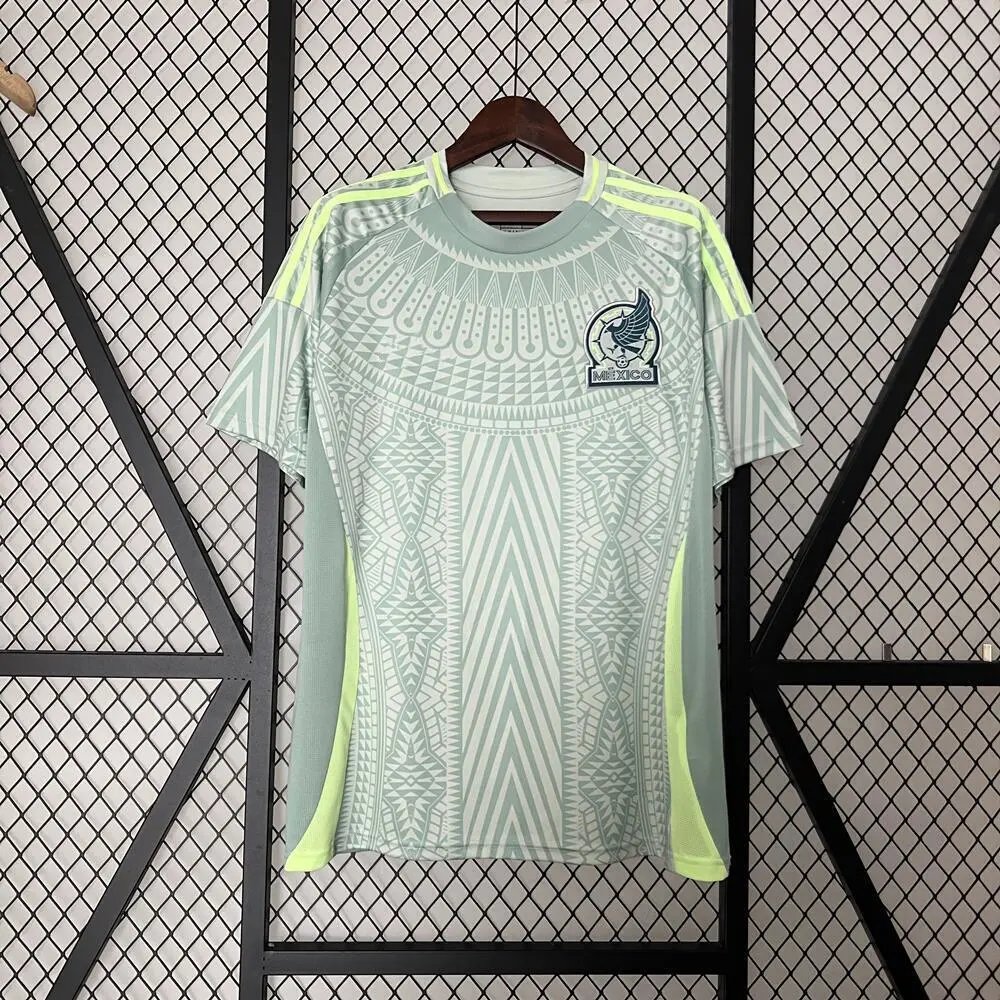 Unbranded Football Jerseys Mexico Crest Graphic Jersey — 2425 Mexico away game