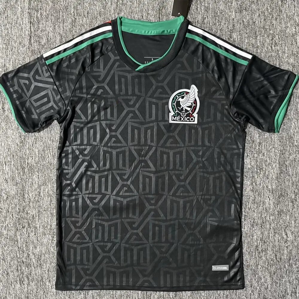 Unbranded Football Jerseys Mexico Crest Graphic Jersey — 2526 Mexico Black