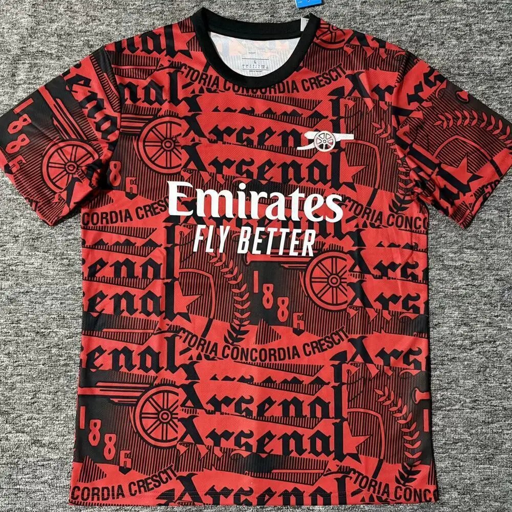Arsenal Football Jerseys Short-sleeve jersey — 2526 ARSENA Fans Red Jersey