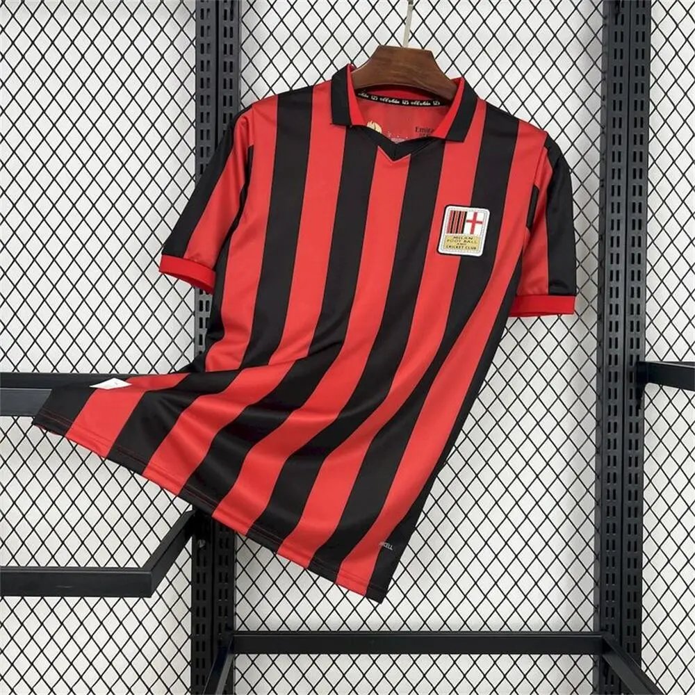 AC Milan Football Jerseys Short-sleeve jersey with crest — 2425AC Milan 125 Anniversary Edition