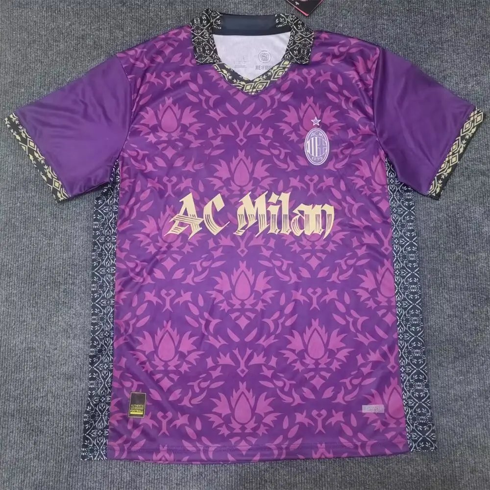 AC Milan Football Jerseys Short-sleeve jersey with crest — 2526 AC Milan Special Edition Purple