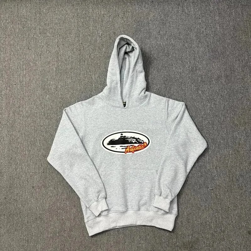 Heavenly Hooded Sweatshirt Set Gray Casual Two Piece