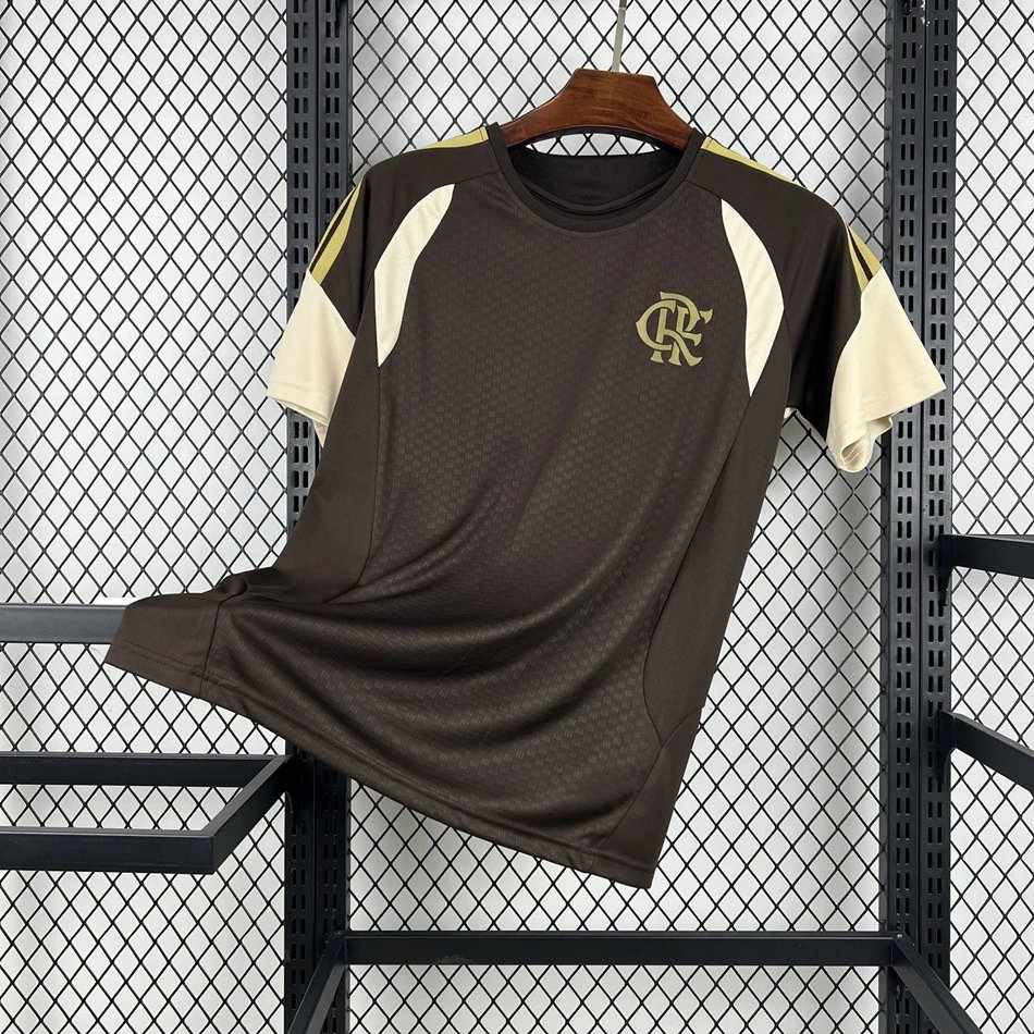 Flamengo Football Jerseys Short-Sleeve Club Crest Jersey — 2526 flamengo curry