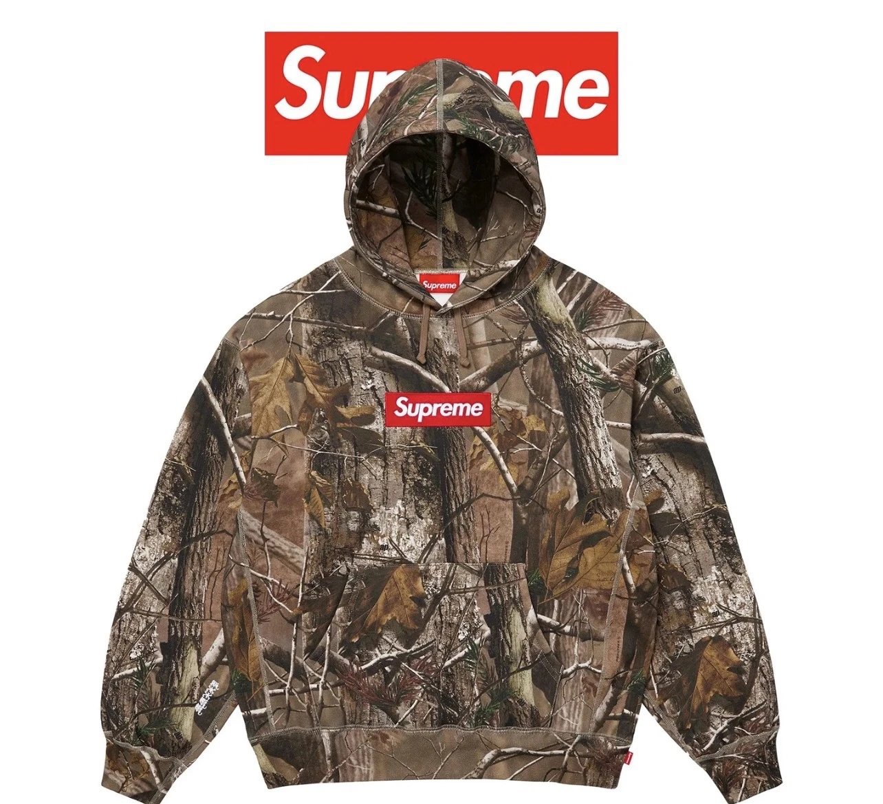 Supreme Hoodies & Sweatshirts Box Logo Pullover Hoodie — G145 Branch Camouflage